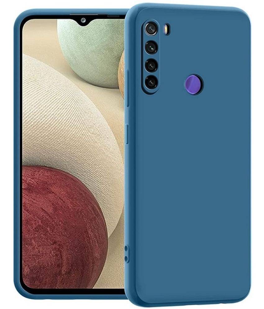 Case Vault Covers - Blue Silicon Plain Cases Compatible For Xiaomi Redmi Note 8 ( Pack of 1 ) Case Vault Covers - Blue Silicon Plain Cases Compatible For Xiaomi Redmi Note 8 ( Pack of 1 )