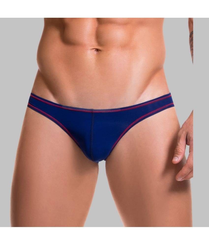     			MUCKAMUCK Pack of 1 Microfibre G-String For Men's ( Blue )
