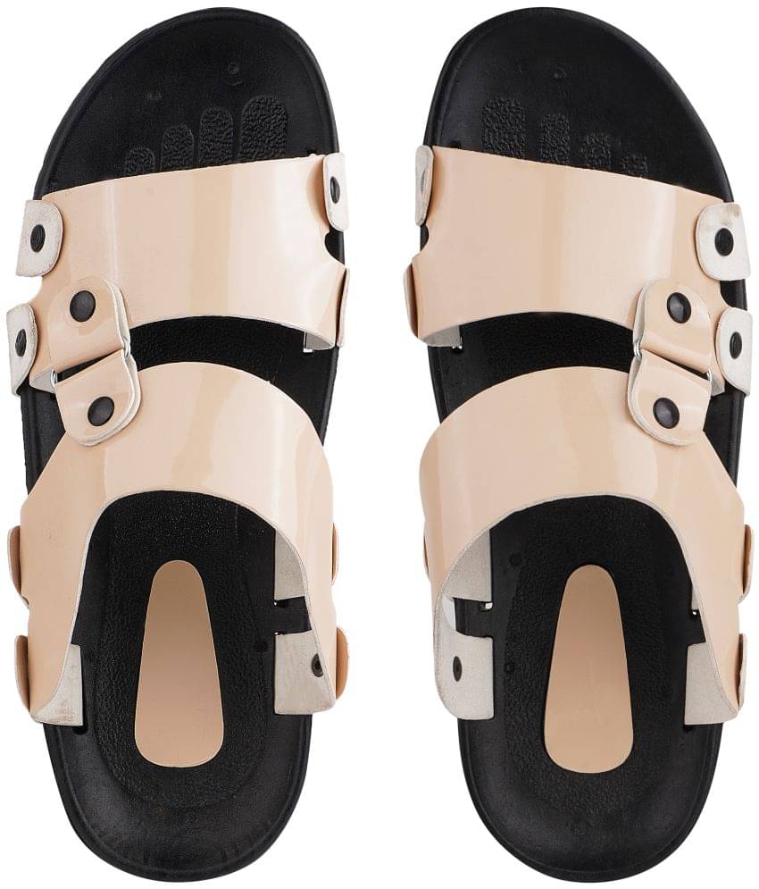     			Secritas - Peach Men's Leather Slipper