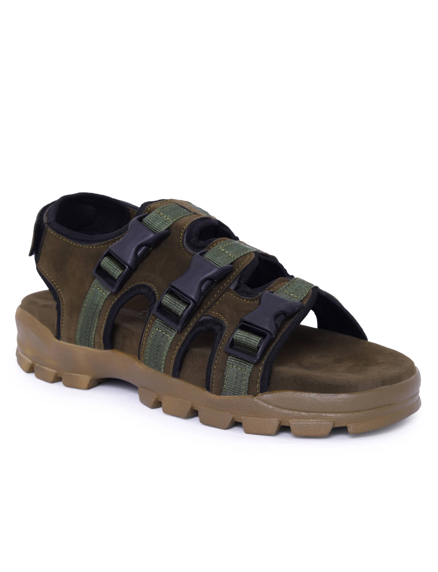     			Fashion Victim - OliveGreen Men's Floater Sandals