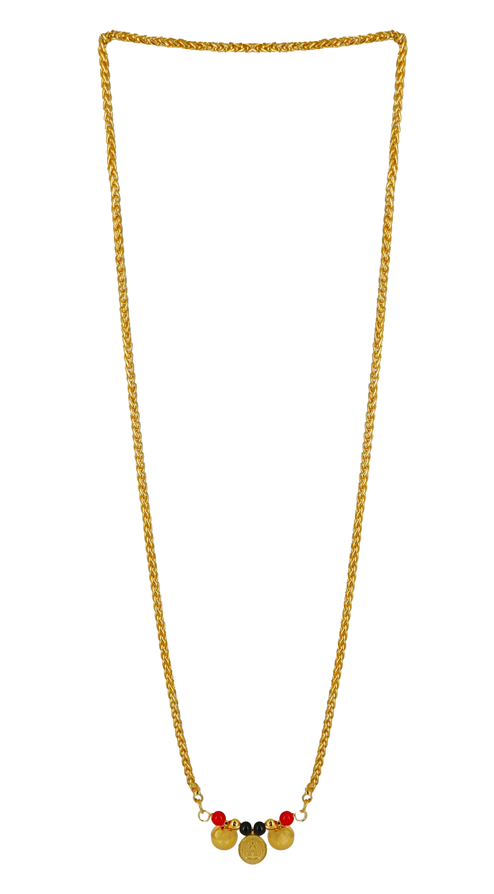 KRIMO - Golden Mangalsutra ( Pack of 1 )