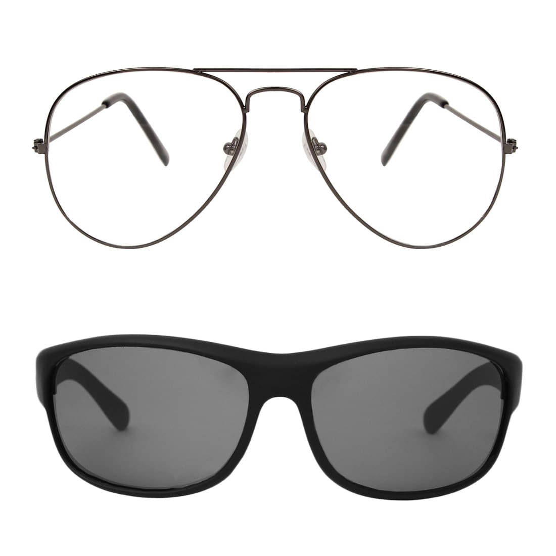 Kanny Devis - Black Pilot Sunglasses ( Pack of 2 ) Kanny Devis - Black Pilot Sunglasses ( Pack of 2 )