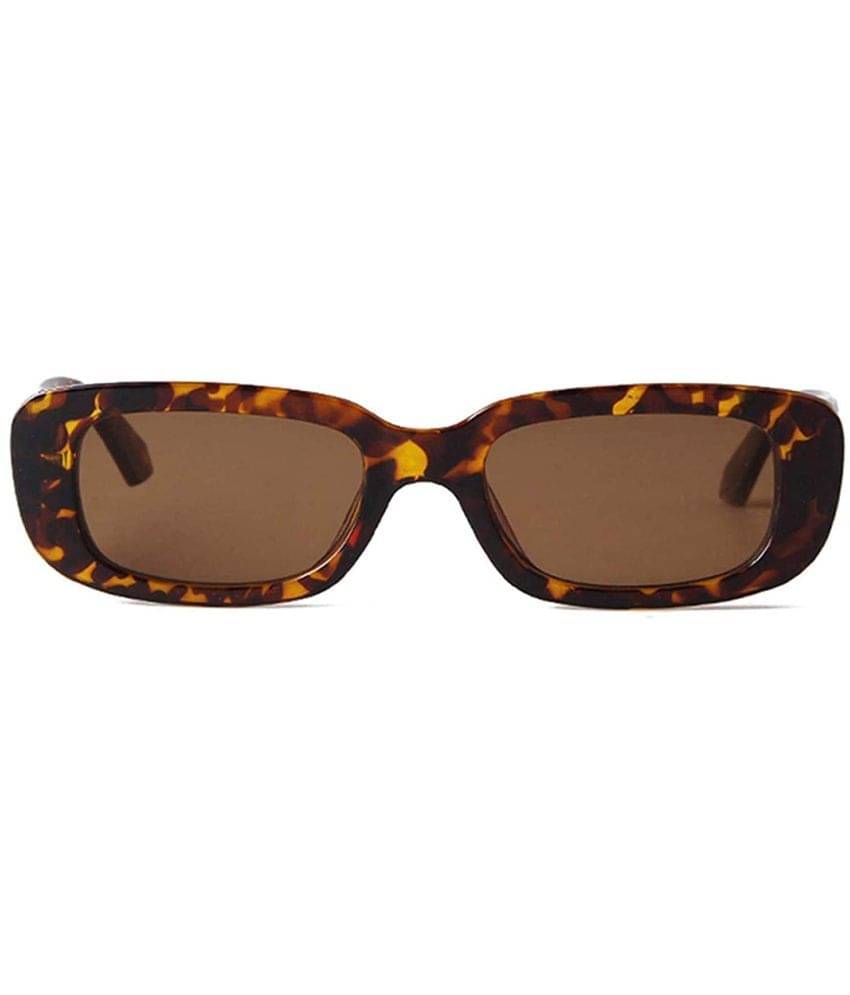 Kanny Devis - Brown Rectangular Sunglasses ( Pack of 1 ) Kanny Devis - Brown Rectangular Sunglasses ( Pack of 1 )