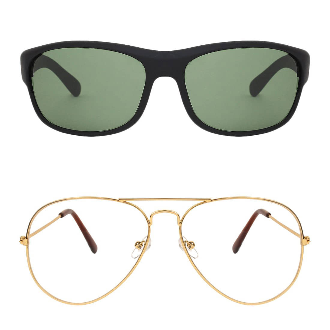 Kanny Devis - Gold Pilot Sunglasses ( Pack of 2 ) - Sunglasses | Buy online on ZillyBuy