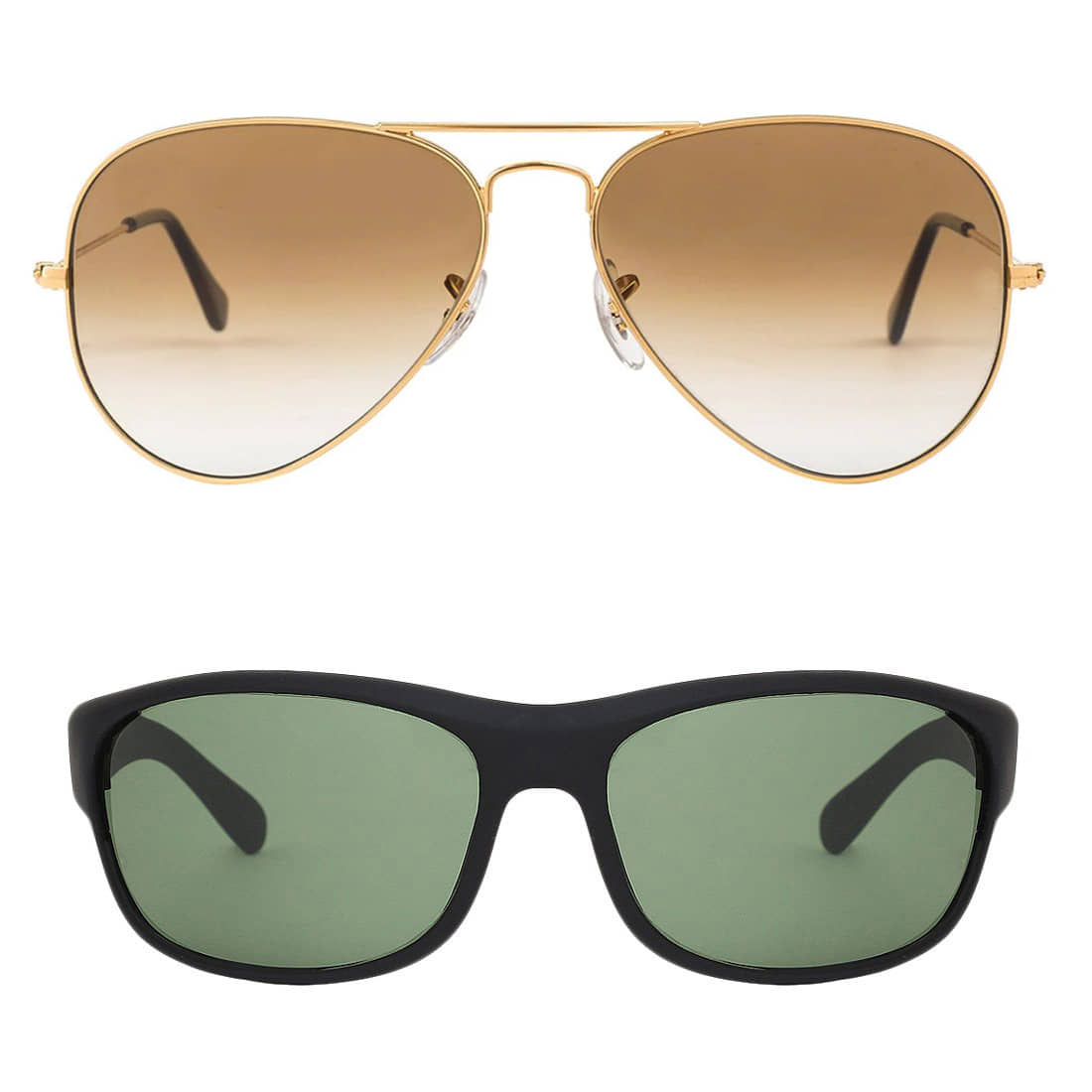 Kanny Devis - Gold Pilot Sunglasses ( Pack of 2 ) - Sunglasses | Buy online on ZillyBuy