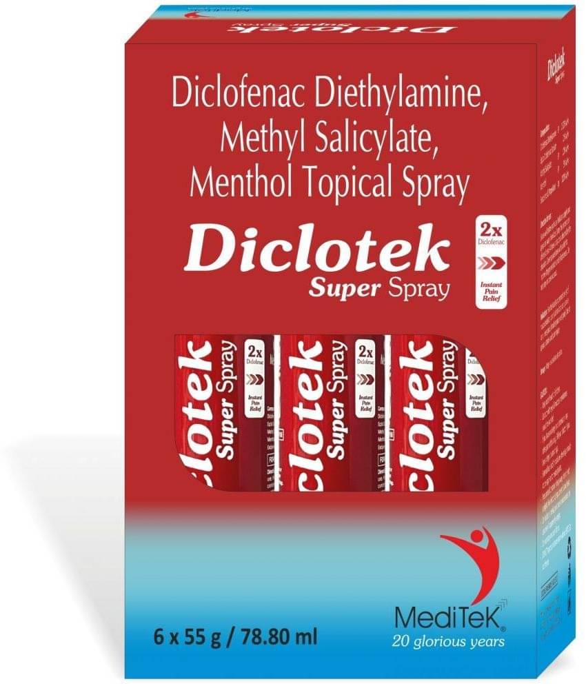 MEDITEK DICLOTEK ADVANCE PAIN RELIEF SPRAY Pain Relief Spray ( Pack of 3 )     			MEDITEK DICLOTEK ADVANCE PAIN RELIEF SPRAY Pain Relief Spray ( Pack of 3 )