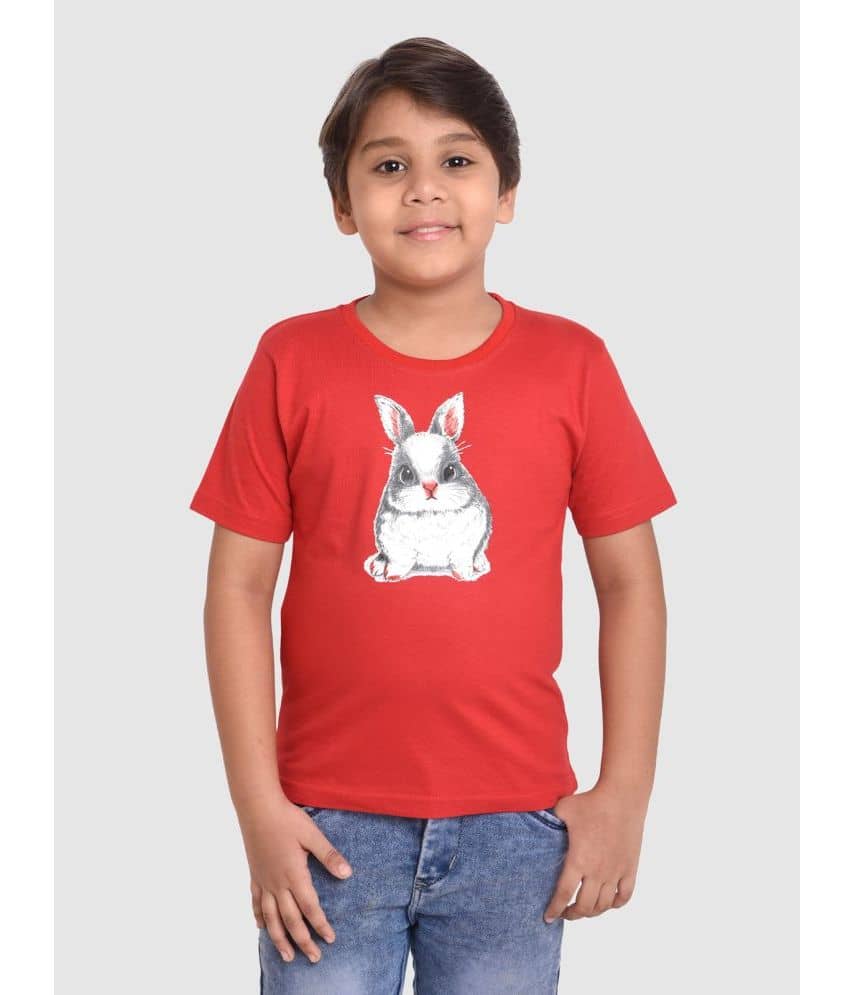 Neo Garments Pack of 1 Unisex for Baby Cotton T-Shirt ( Red )
