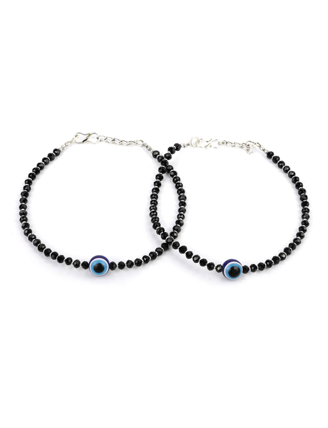 PUJVI - Black Anklets ( Pack of 1 ) - Anklets | Buy online on ZillyBuy