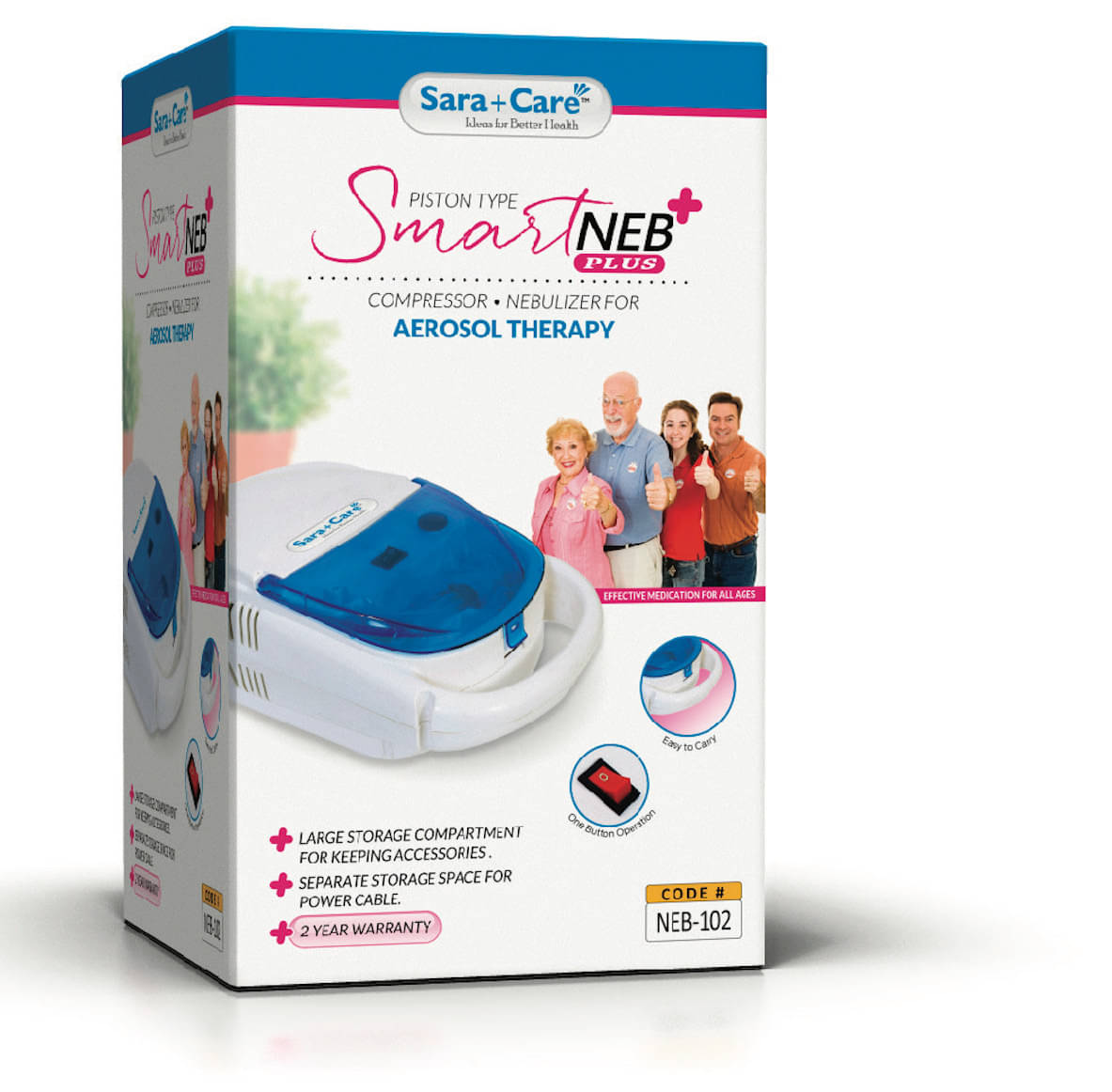     			Sara +care NEB 102 Smartneb Plus Nebulizer