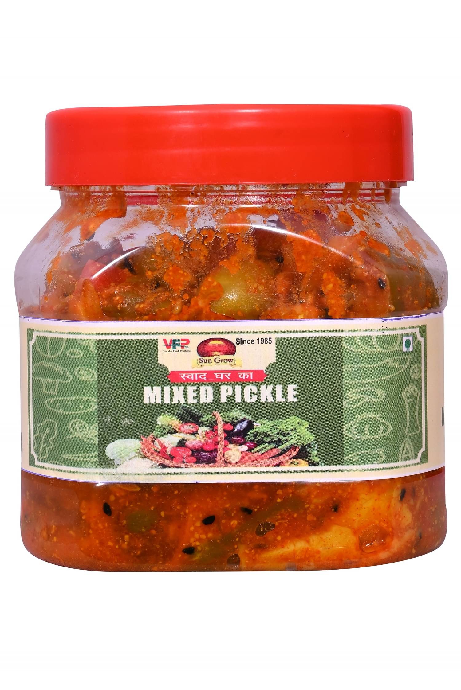     			Sun Grow Mothermade All in ONE Mixed Veg. Pickle (Real Taste of Pickle) Pickle Jar ||Mouth-Watering Pickle 400 g