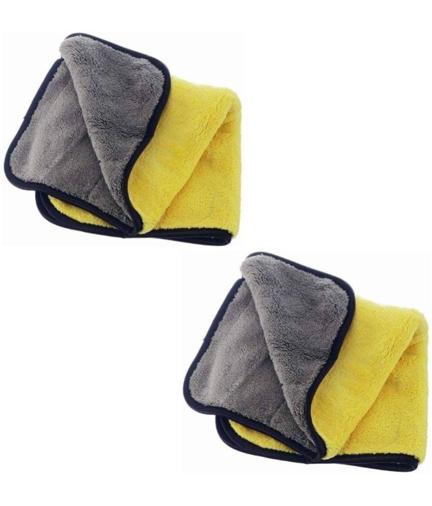 THRIFTKART Multicolor 500 GSM Microfiber Cloth For Automobile ( Pack of 2 ) THRIFTKART Multicolor 500 GSM Microfiber Cloth For Automobile ( Pack of 2 )