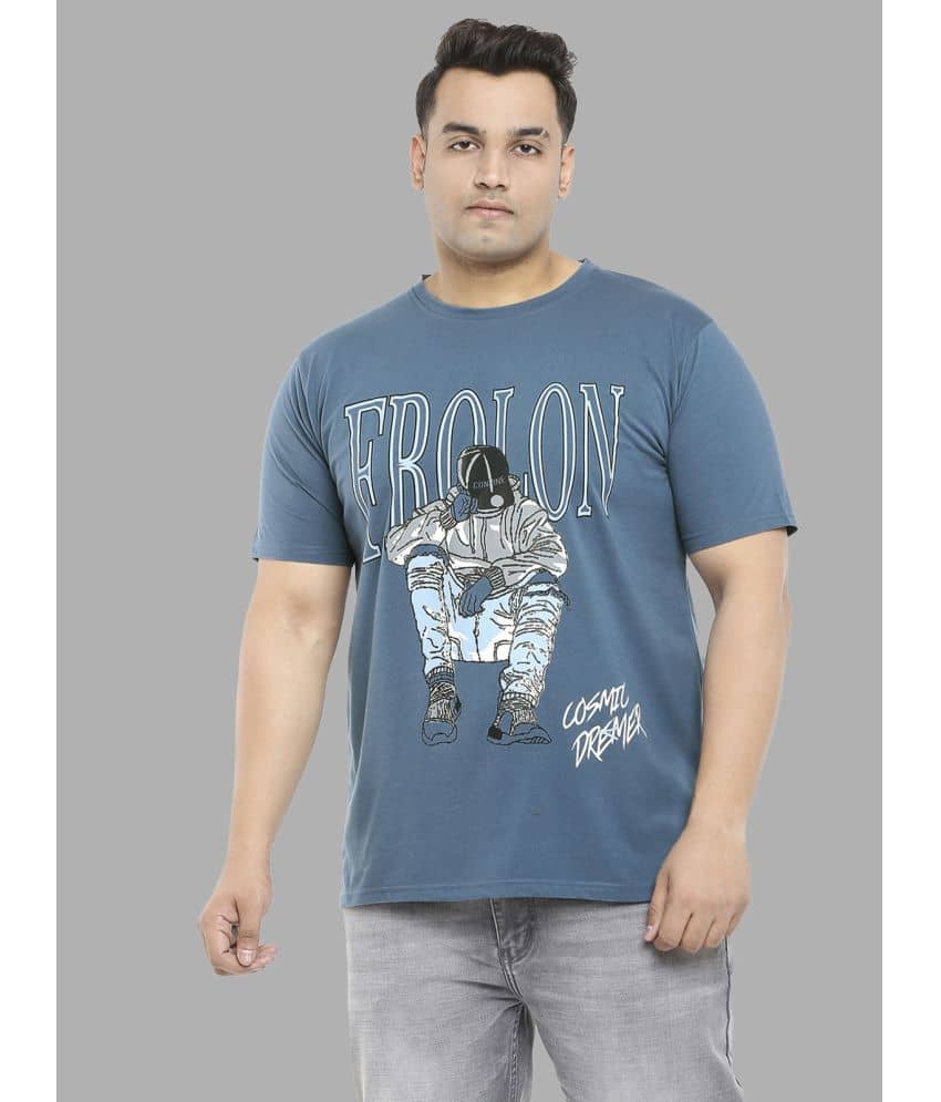 Xmex Pack of 1 Cotton Blend Regular Fit Men's T-Shirt ( Ecru Melange )
