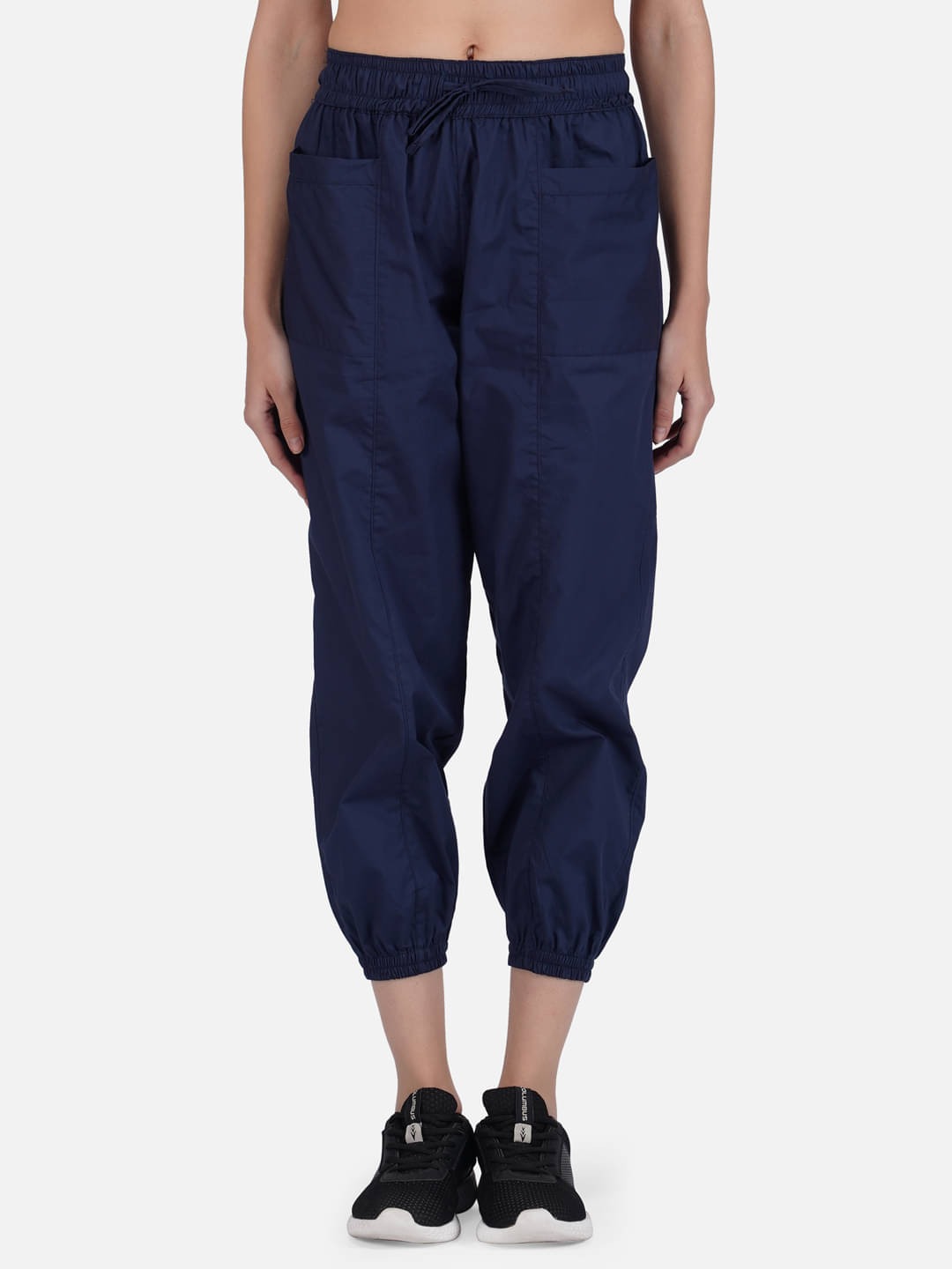     			fabcoast - Navy Blue Cotton Regular Women's Joggers ( Pack of 1 )