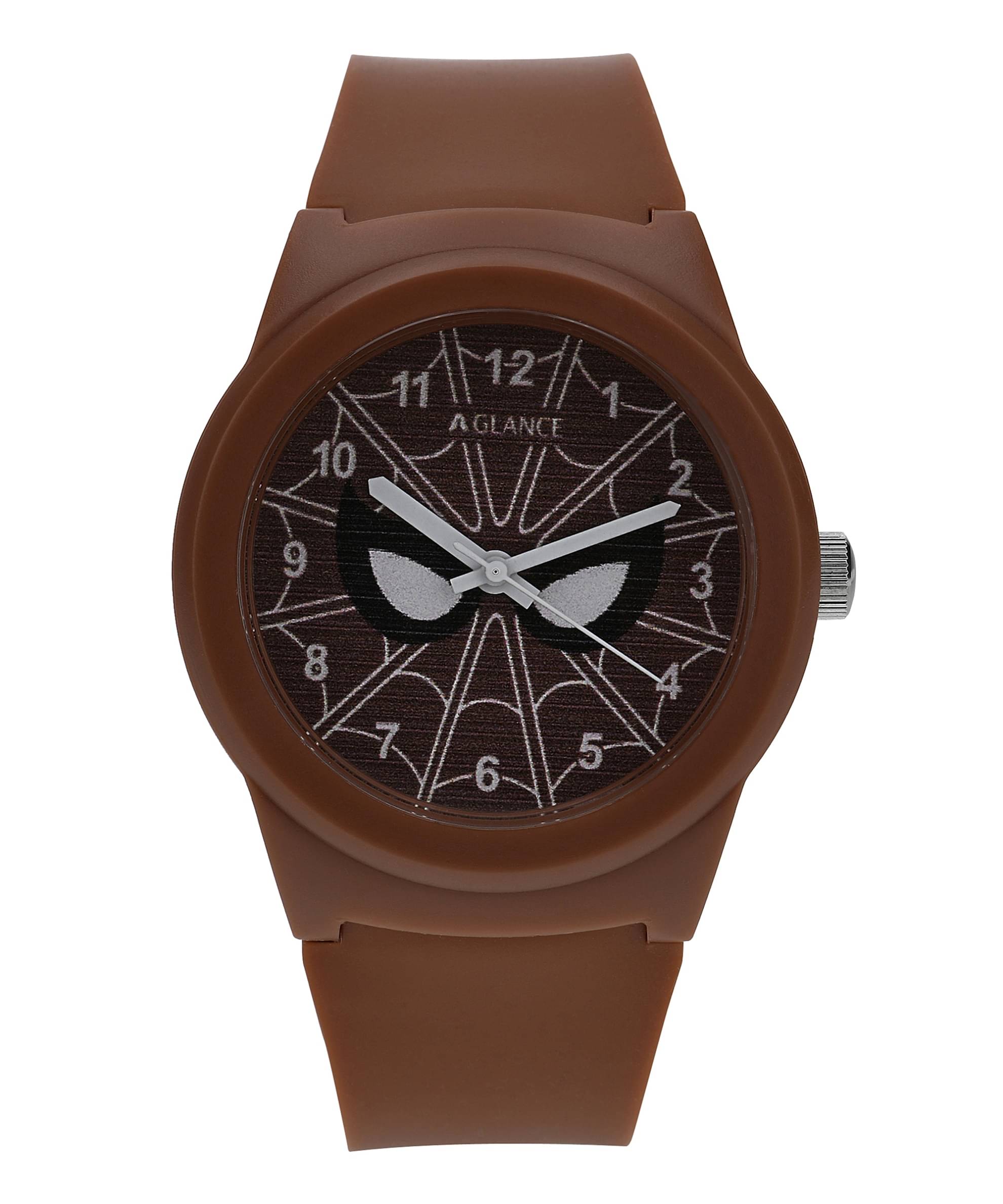     			Aglance - Brown Silicon Analog Men's Watch