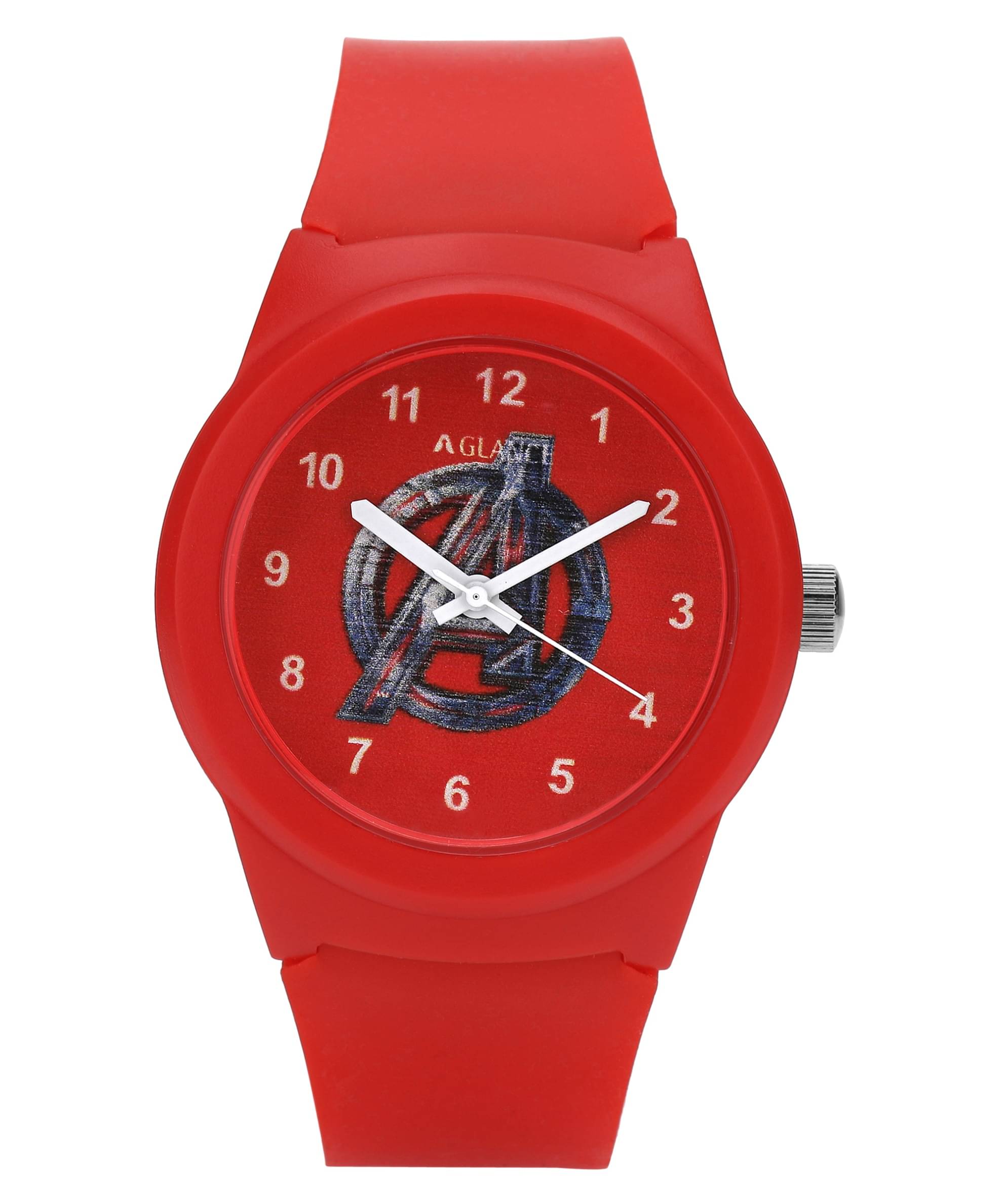     			Aglance - Red Silicon Analog Men's Watch