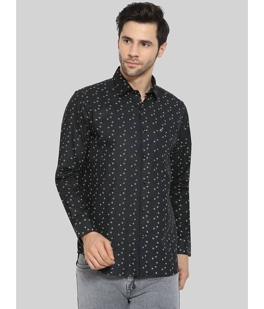 Comey - Black 100% Cotton Slim Fit Men's Casual Shirt ( Pack of 1 )