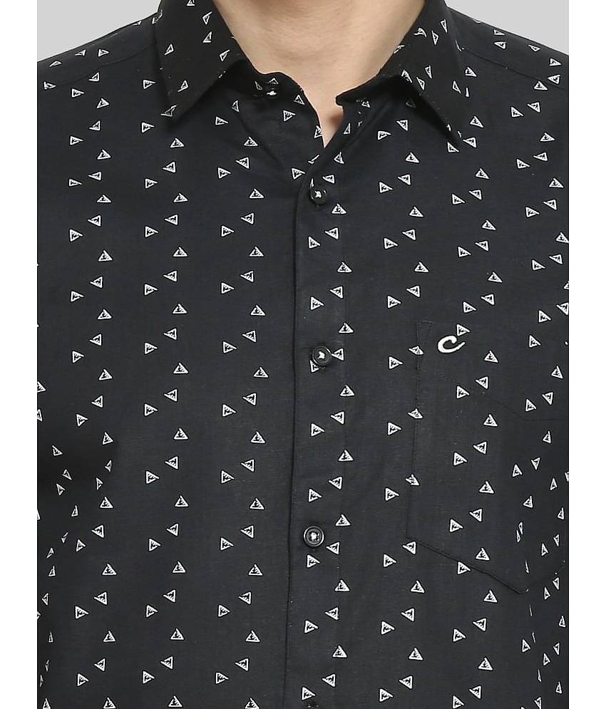 Comey - Black 100% Cotton Slim Fit Men's Casual Shirt ( Pack of 1 )