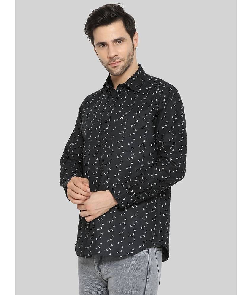 Comey - Black 100% Cotton Slim Fit Men's Casual Shirt ( Pack of 1 )