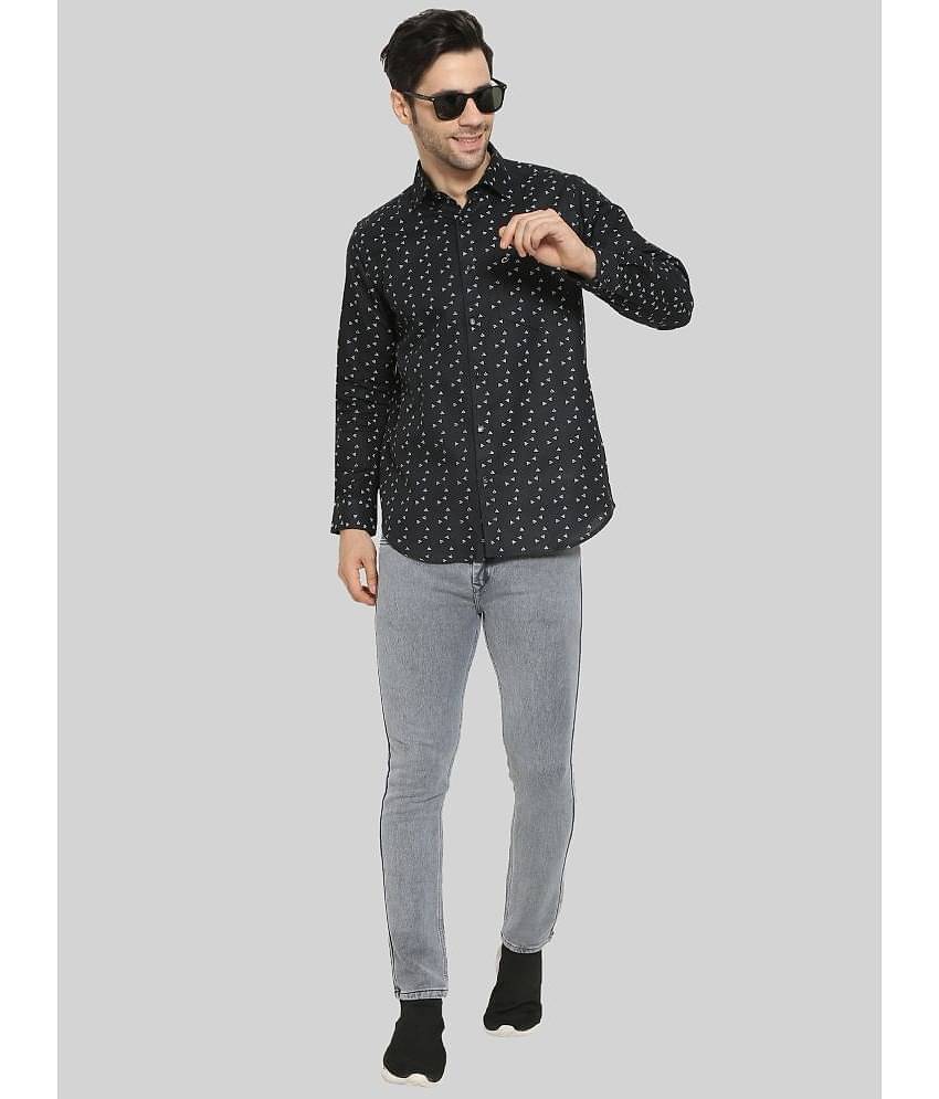 Comey - Black 100% Cotton Slim Fit Men's Casual Shirt ( Pack of 1 )