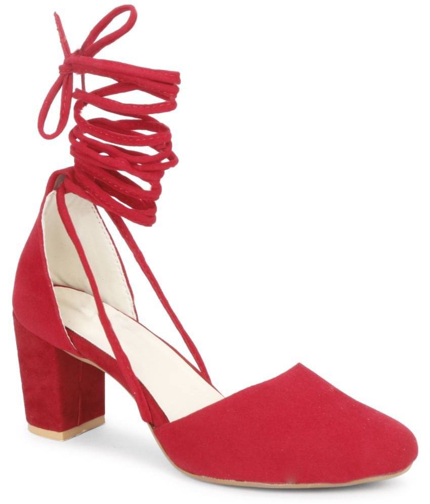     			Commander - Red Women's Gladiators Heels