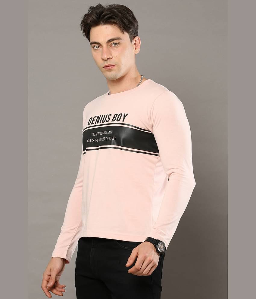 Cool Colors - Pink Cotton Regular Fit Men's T-Shirt ( Pack of 1 )