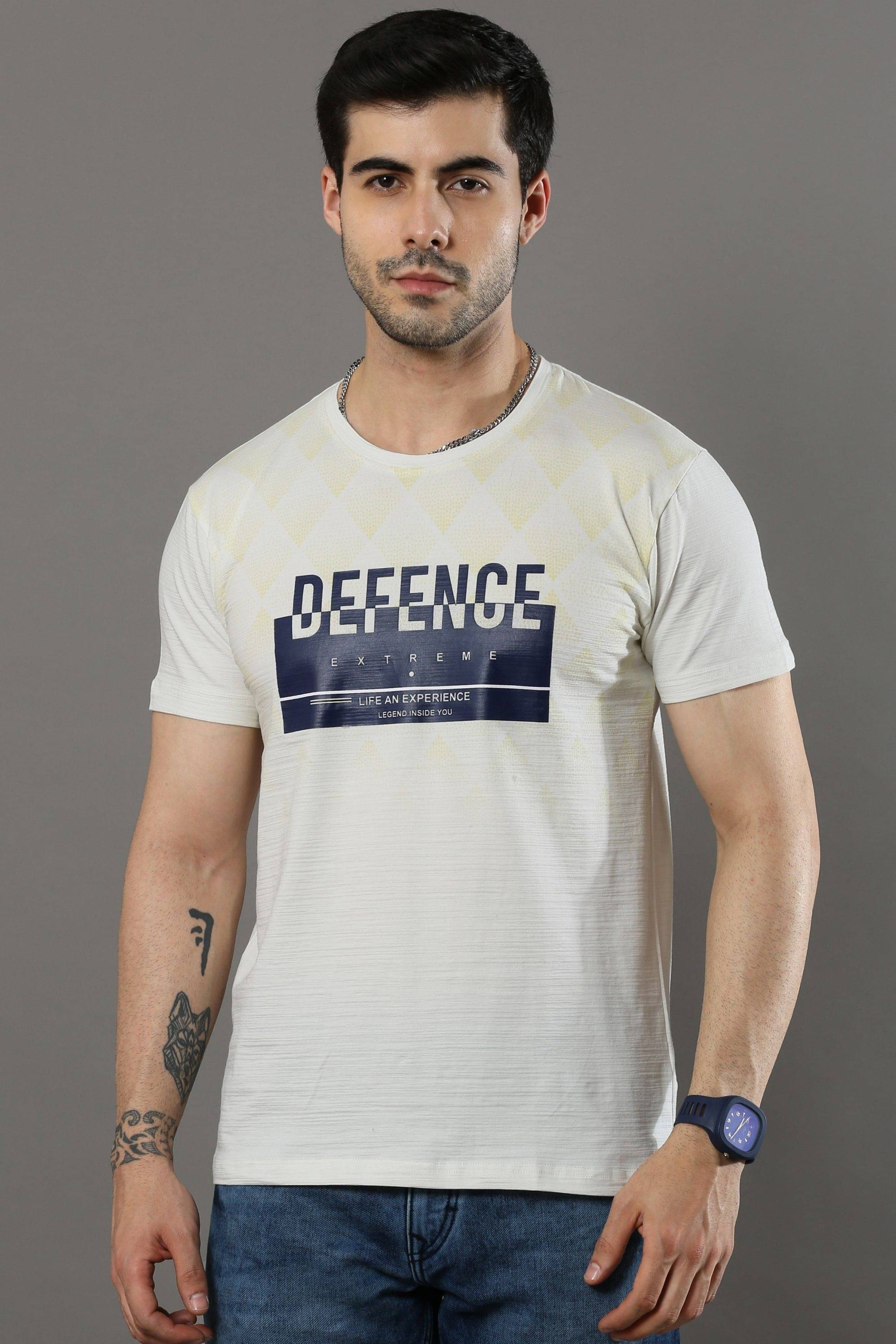Cool Colors Pack of 1 Cotton Regular Fit Men's T-Shirt ( White )     			Cool Colors Pack of 1 Cotton Regular Fit Men's T-Shirt ( White )