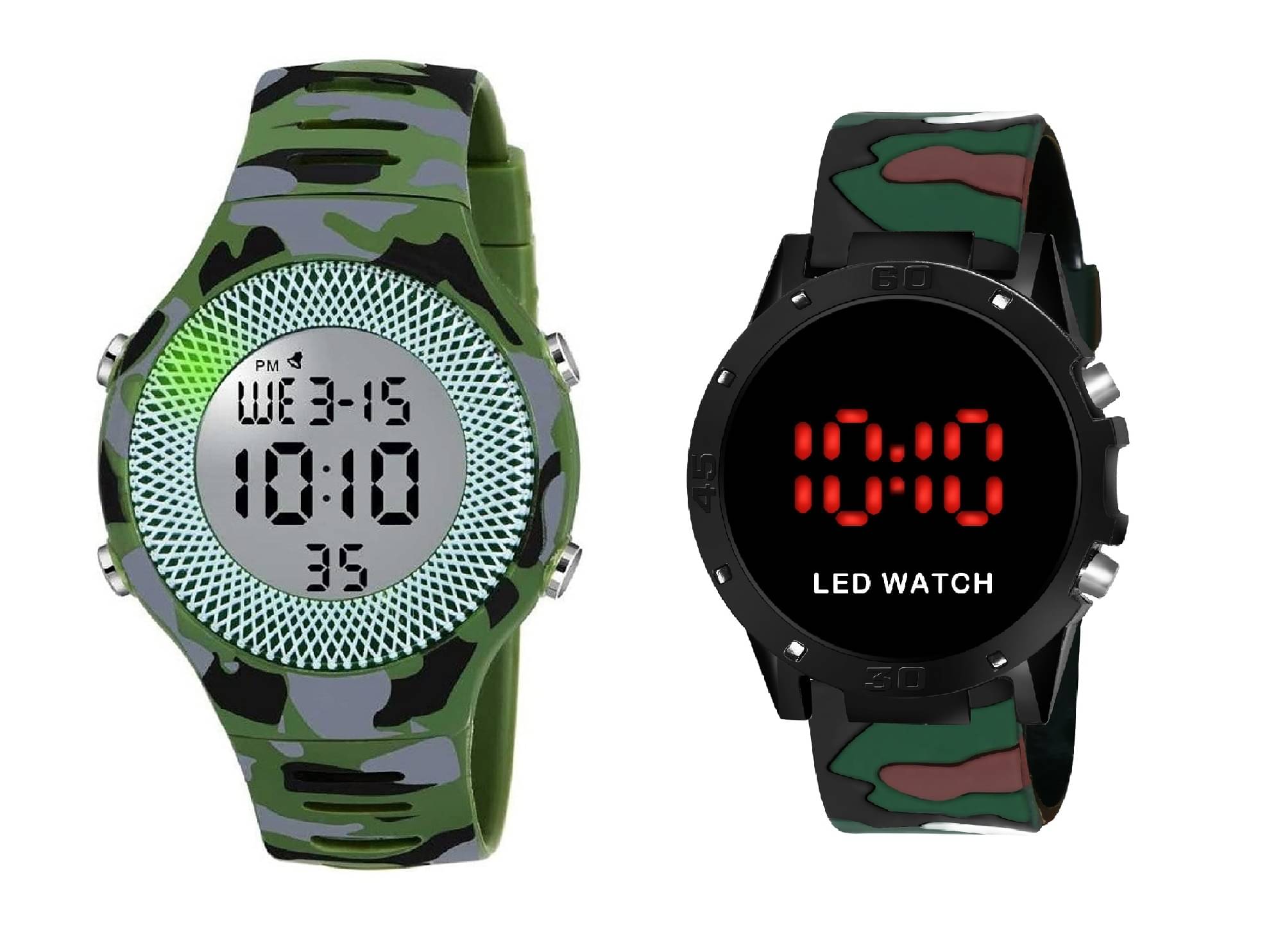     			Cosmic - Multicolor Silicon Digital Men's Watch