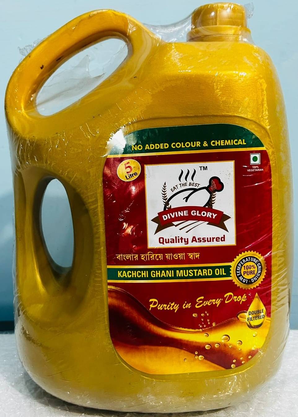 DIVINE GLORY - EAT THE BE Mustard Oil 5 kg DIVINE GLORY - EAT THE BE Mustard Oil 5 kg