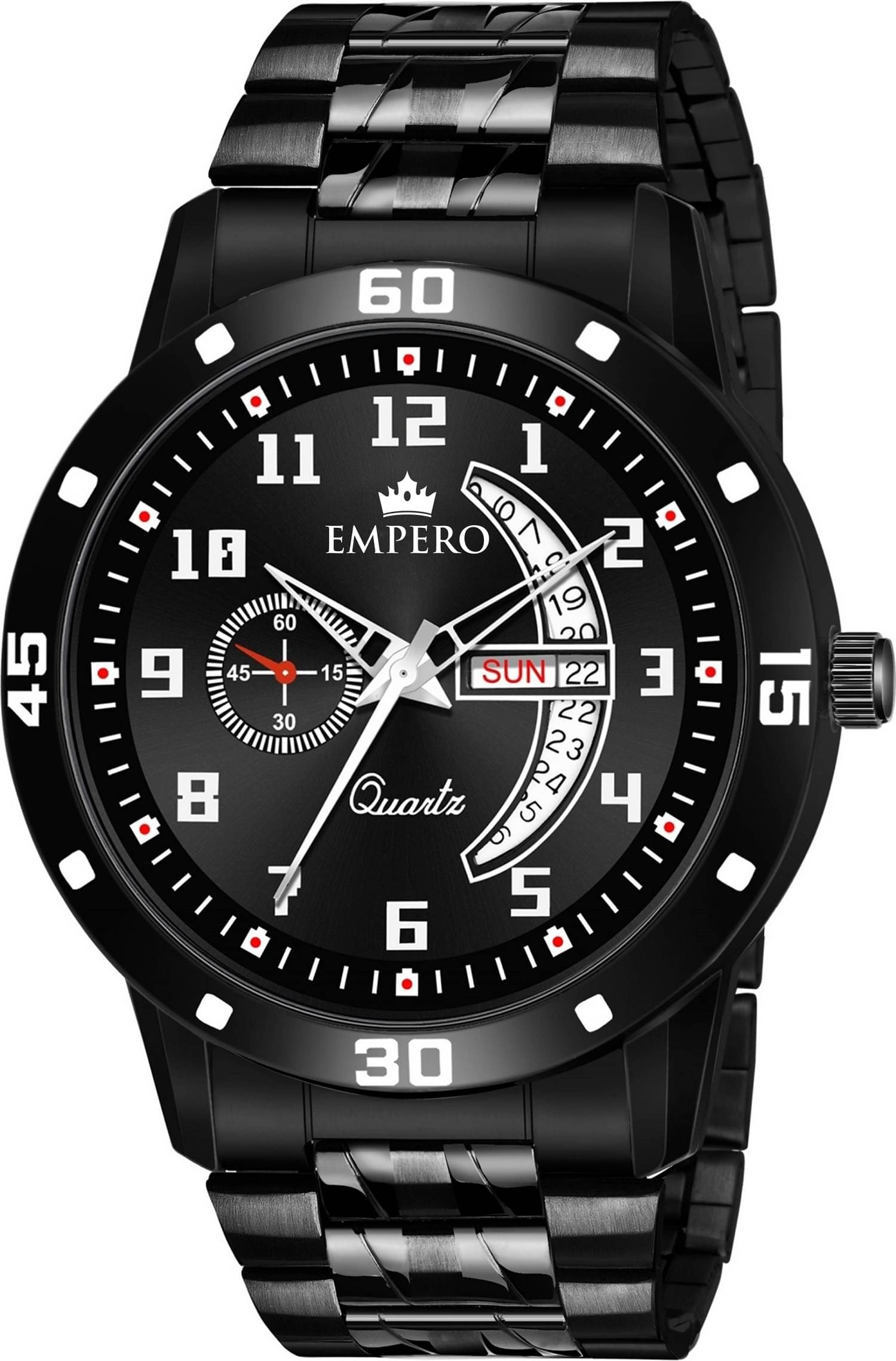     			EMPERO - Black Stainless Steel Analog Men's Watch