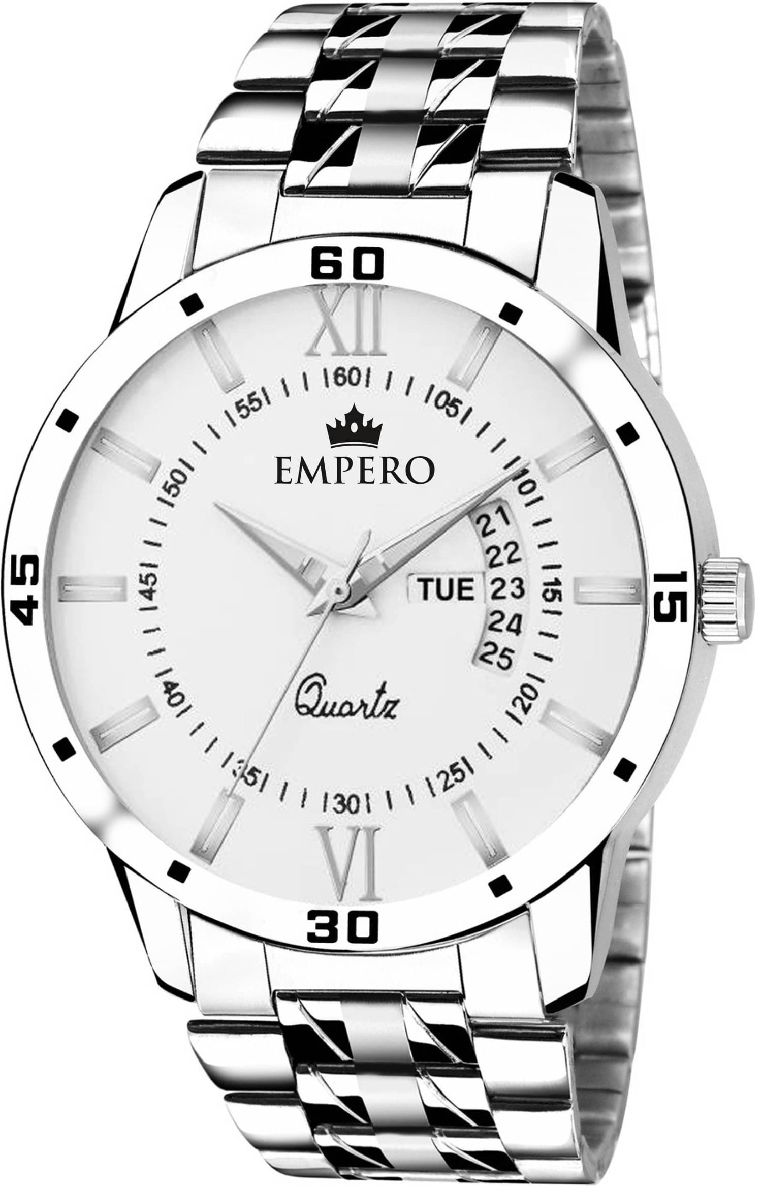     			EMPERO - Silver Stainless Steel Analog Men's Watch