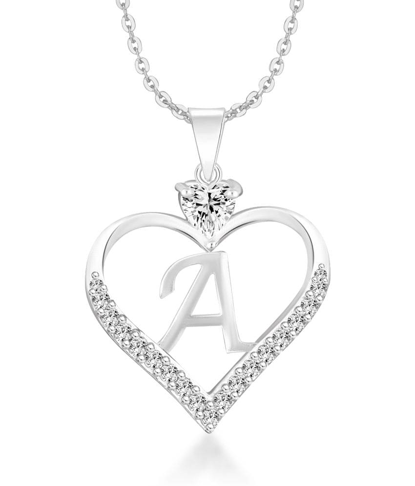 HEER COLLECTION - White Pendant set ( Pack of 1 ) HEER COLLECTION - White Pendant set ( Pack of 1 )