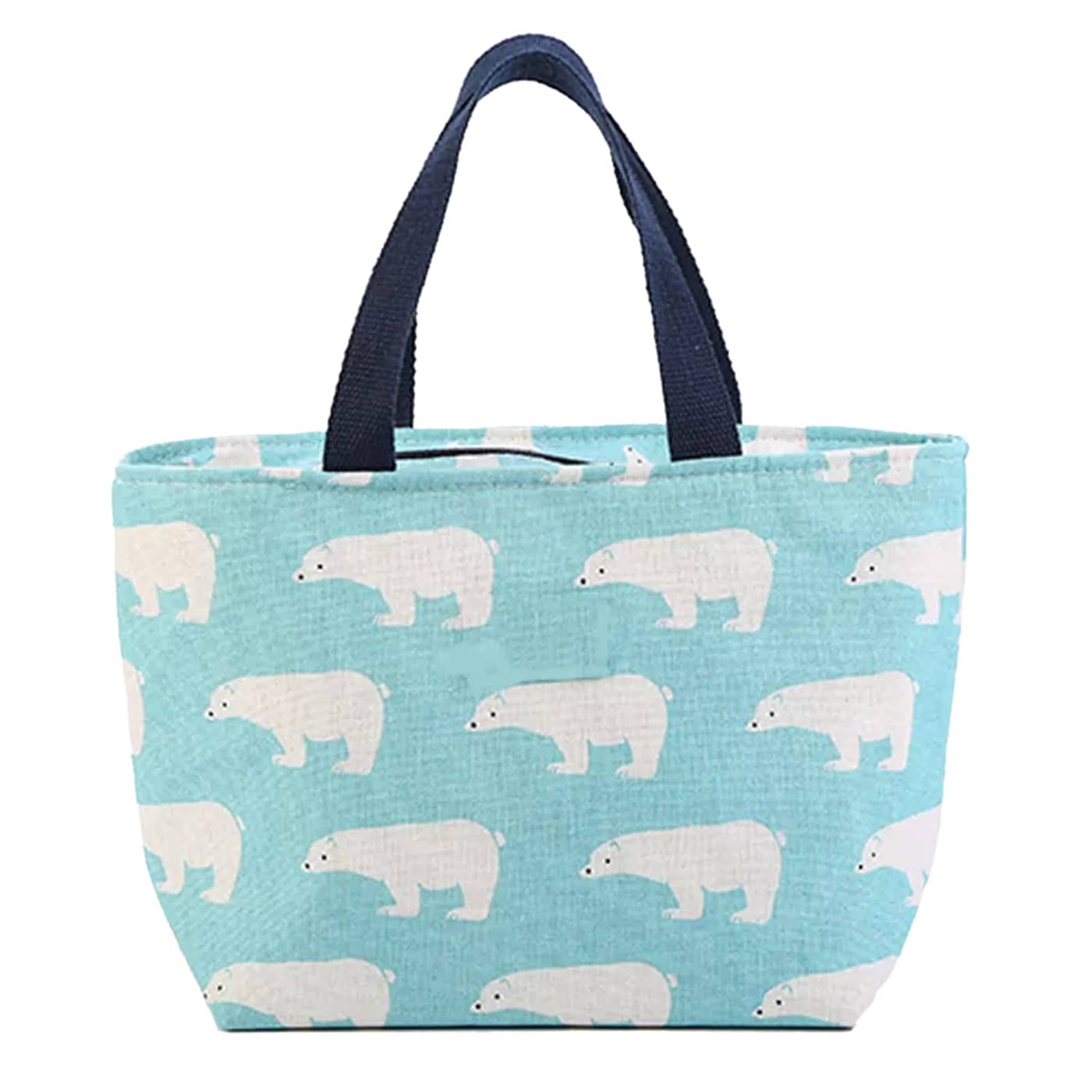     			House Of Quirk - Blue Polyester Lunch Bag