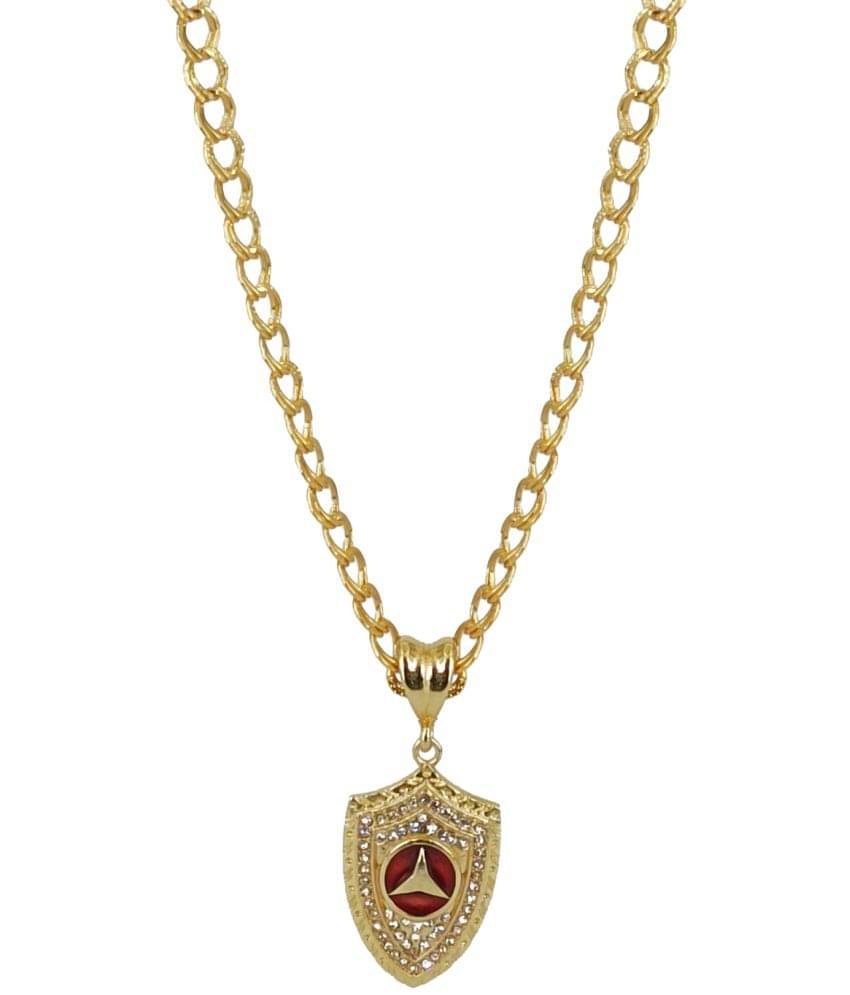     			KRIMO - Golden Pendant set ( Pack of 1 )