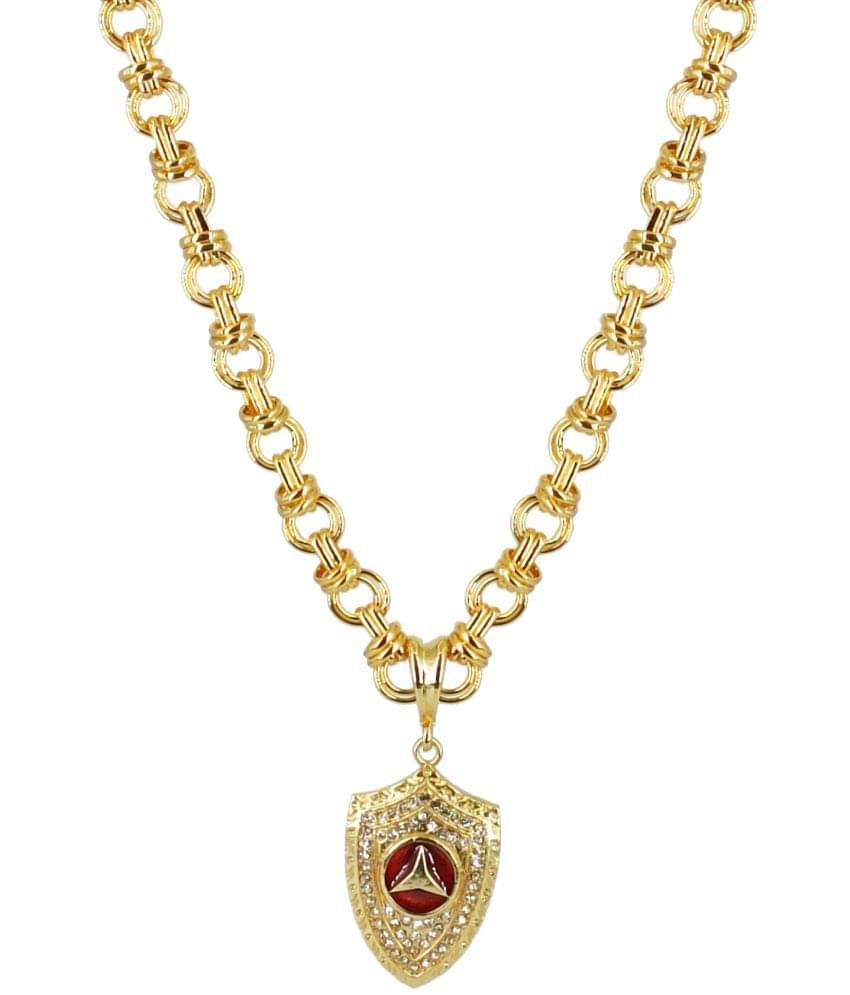 KRIMO - Golden Pendant set ( Pack of 1 ) KRIMO - Golden Pendant set ( Pack of 1 )