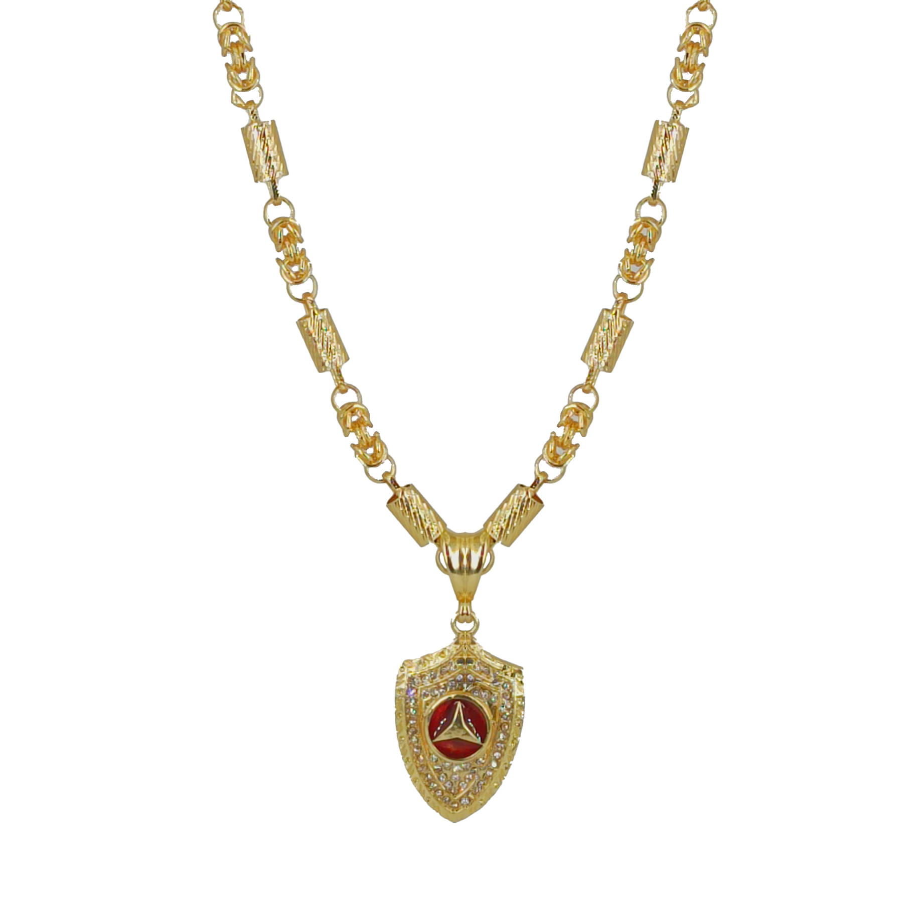 KRIMO - Golden Pendant set ( Pack of 1 ) KRIMO - Golden Pendant set ( Pack of 1 )