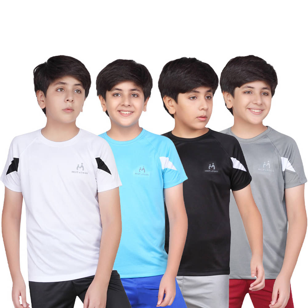     			MIST N FOGG Pack of 1 Boys Polyester T-Shirt ( Multi Color )