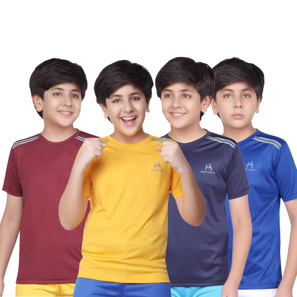     			MIST N FOGG Pack of 1 Boys Polyester T-Shirt ( Multicolor )