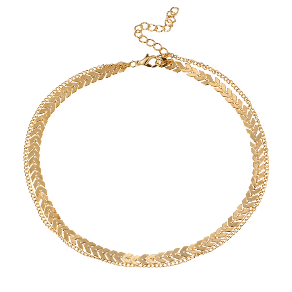 PUJVI - Golden Pendant ( Pack of 1 )