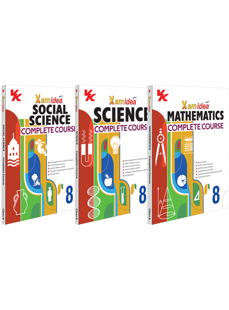 Xam idea Science, Social Science, Mathematics Complete Course Book | Set of 3 Books | Class 8 | Examination 2023-2024 Xam idea Science, Social Science, Mathematics Complete Course Book | Set of 3 Books | Class 8 | Examination 2023-2024