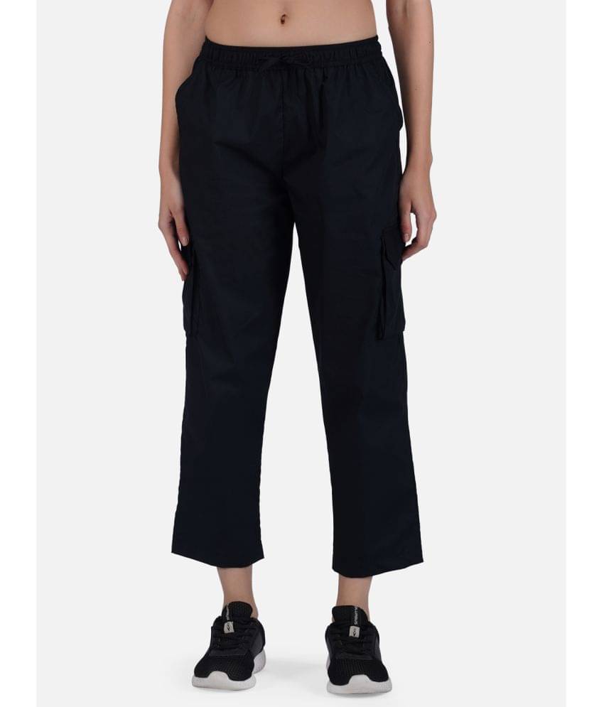     			fabcoast - Black Cotton Regular Women's Cargo Pants ( Pack of 1 )