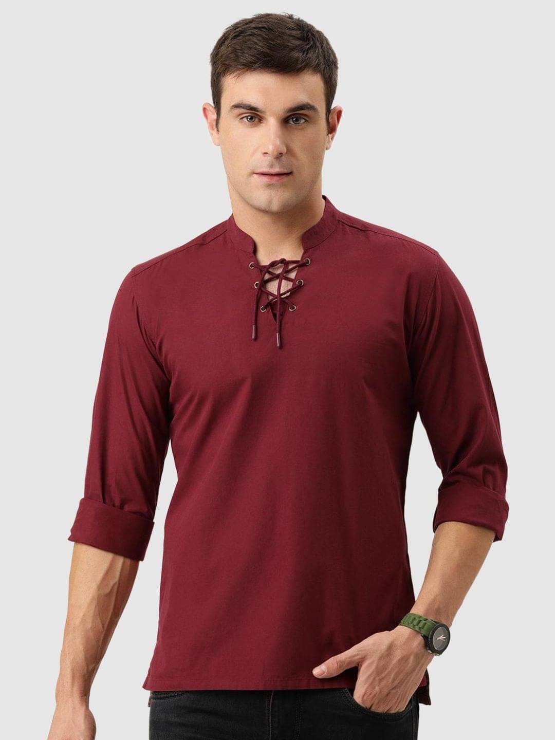     			Bene Kleed - Red 100% Cotton Regular Fit Men's Casual Shirt ( Pack of 1 )
