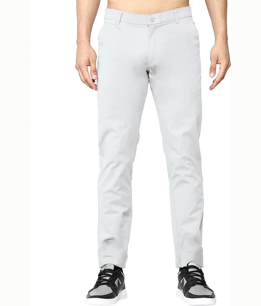 JB JUST BLACK White Regular Chinos ( Pack of 1 ) - Trousers | Buy online on ZillyBuy