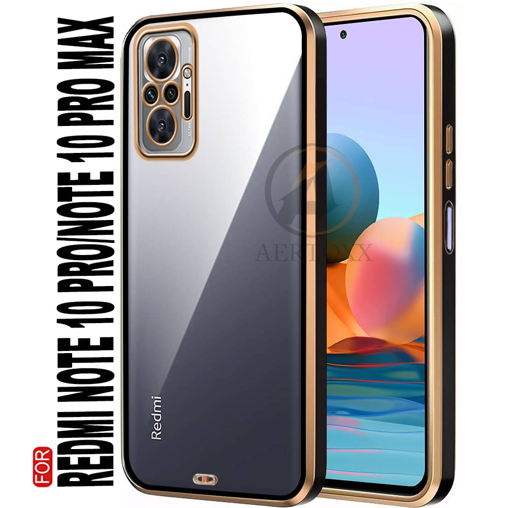 AERTOXX - Black Silicon Plain Cases Compatible For Xiaomi Redmi Note 10 Pro ( Pack of 1 ) AERTOXX - Black Silicon Plain Cases Compatible For Xiaomi Redmi Note 10 Pro ( Pack of 1 )