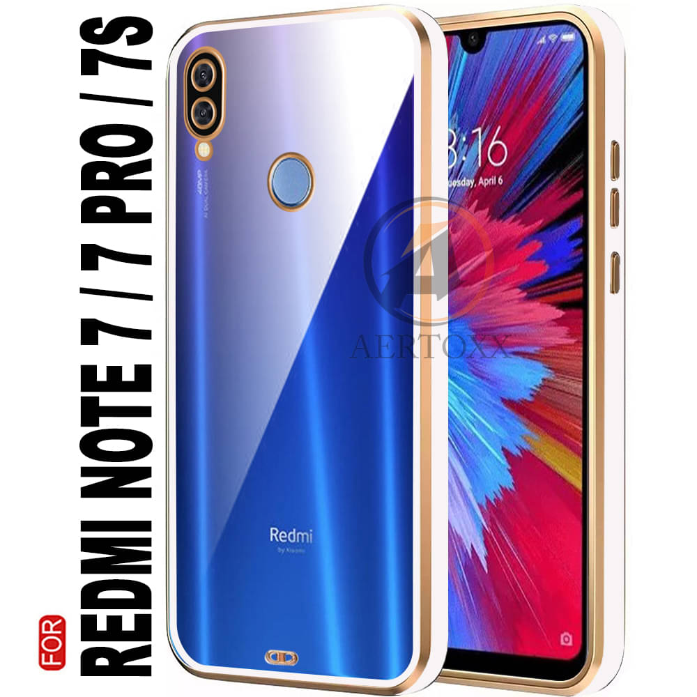 AERTOXX - White Silicon Plain Cases Compatible For Xiaomi Redmi Note 7S ( Pack of 1 ) AERTOXX - White Silicon Plain Cases Compatible For Xiaomi Redmi Note 7S ( Pack of 1 )