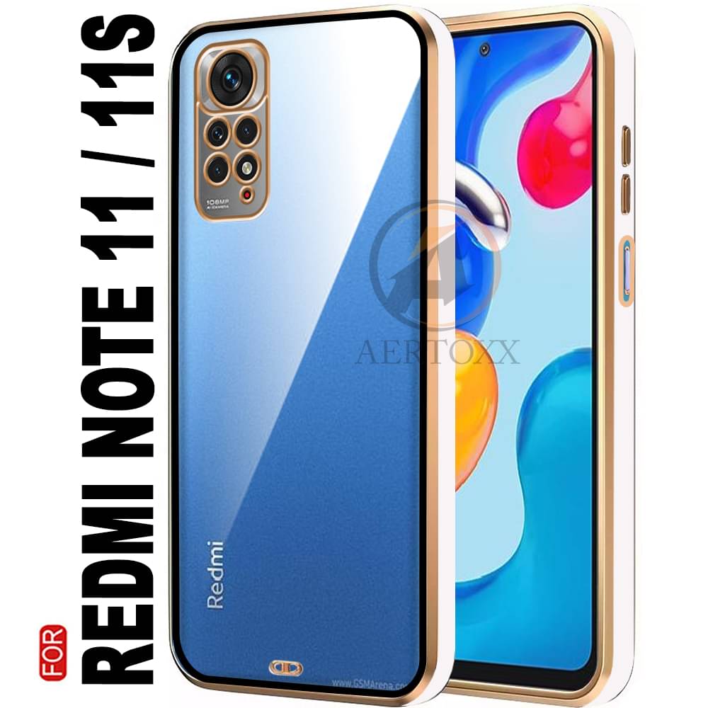 AERTOXX - White Silicon Plain Cases Compatible For Redmi Note 11S ( Pack of 1 ) AERTOXX - White Silicon Plain Cases Compatible For Redmi Note 11S ( Pack of 1 )