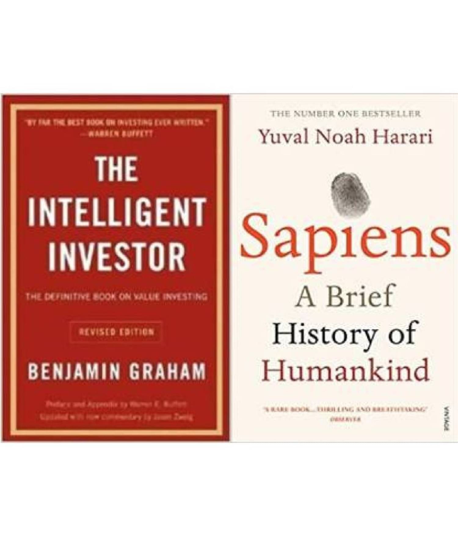 Combo Of The Intelligent Investor And Sapiens (Paperback, Yuval Noah Harari, Benjamin Graham) Combo Of The Intelligent Investor And Sapiens (Paperback, Yuval Noah Harari, Benjamin Graham)