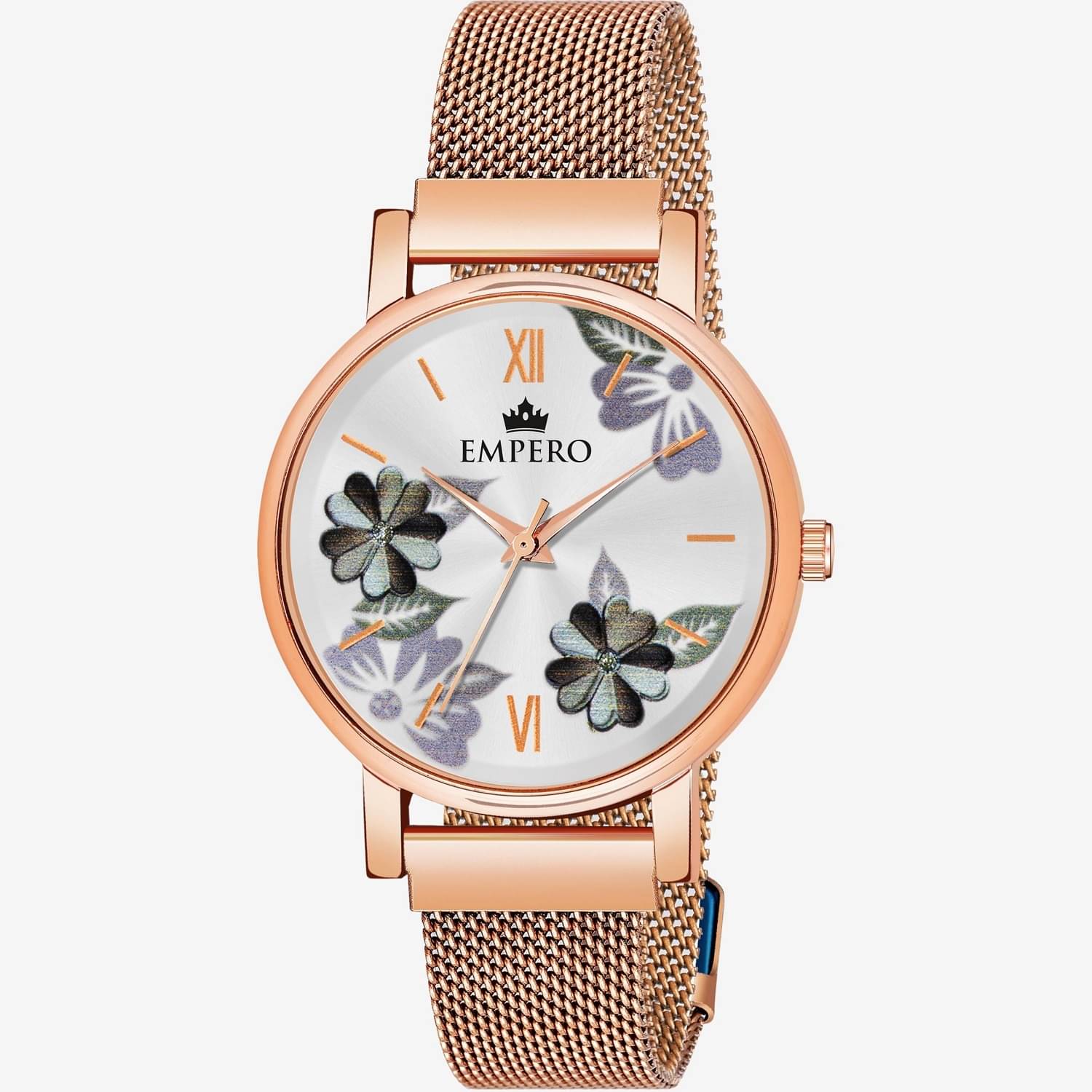     			EMPERO - Rose Gold Metal Analog Womens Watch