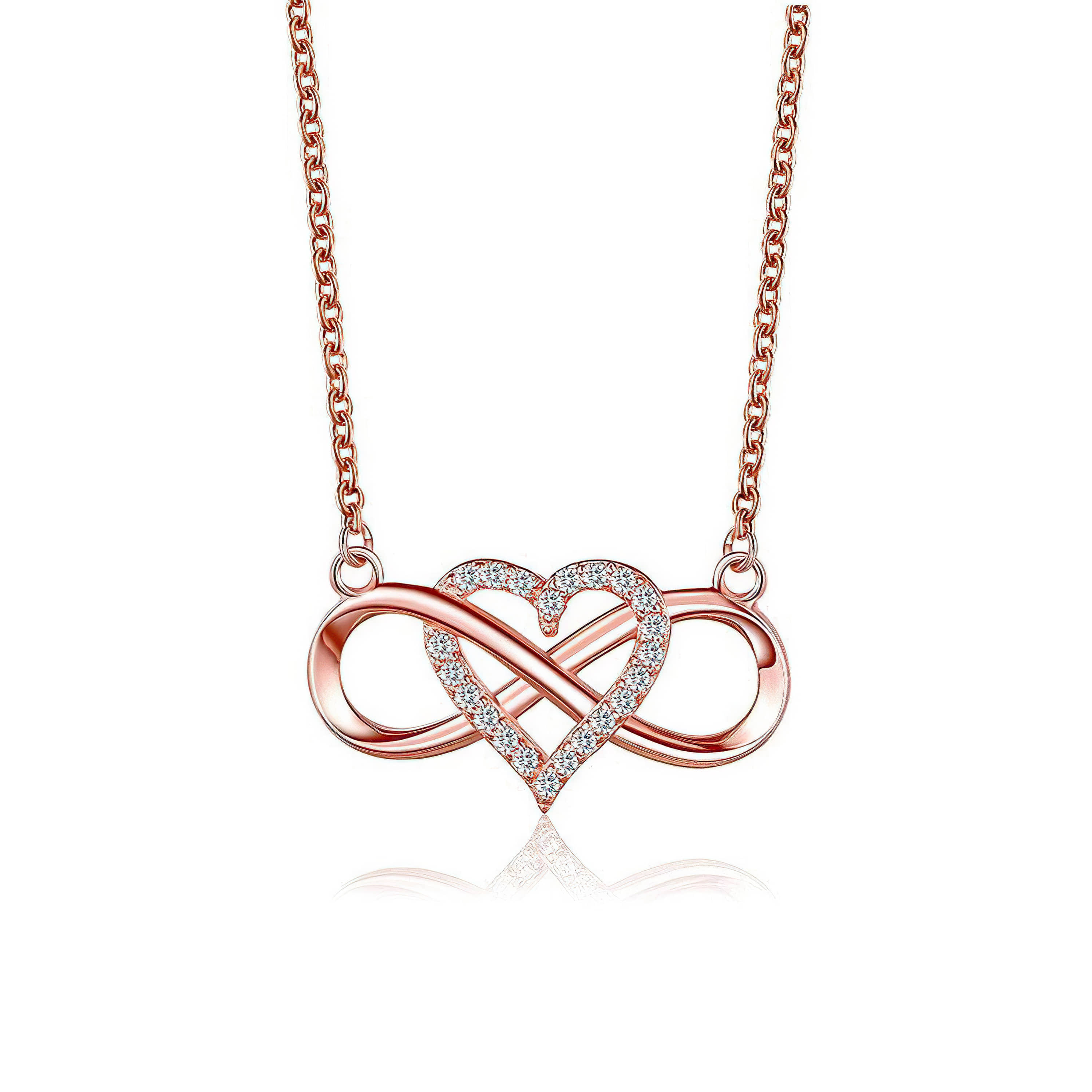 FASHION FRILL - Rose Gold Pendant ( Pack of 1 )