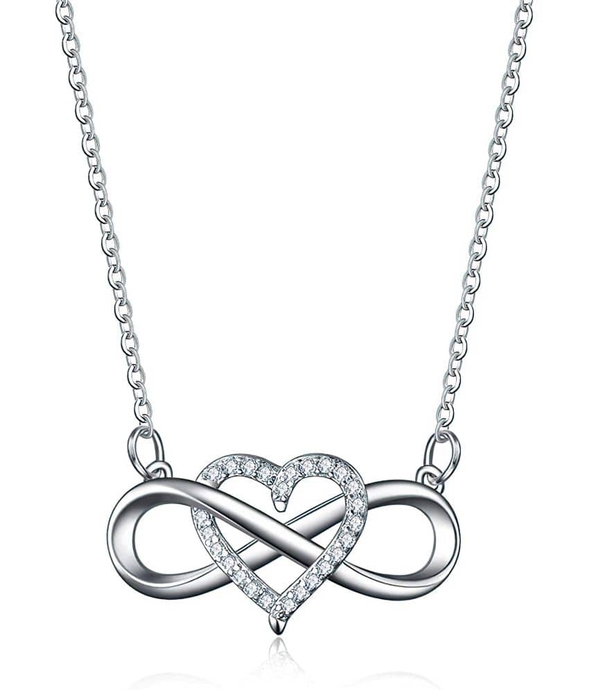 FASHION FRILL - Silver Pendant ( Pack of 1 )