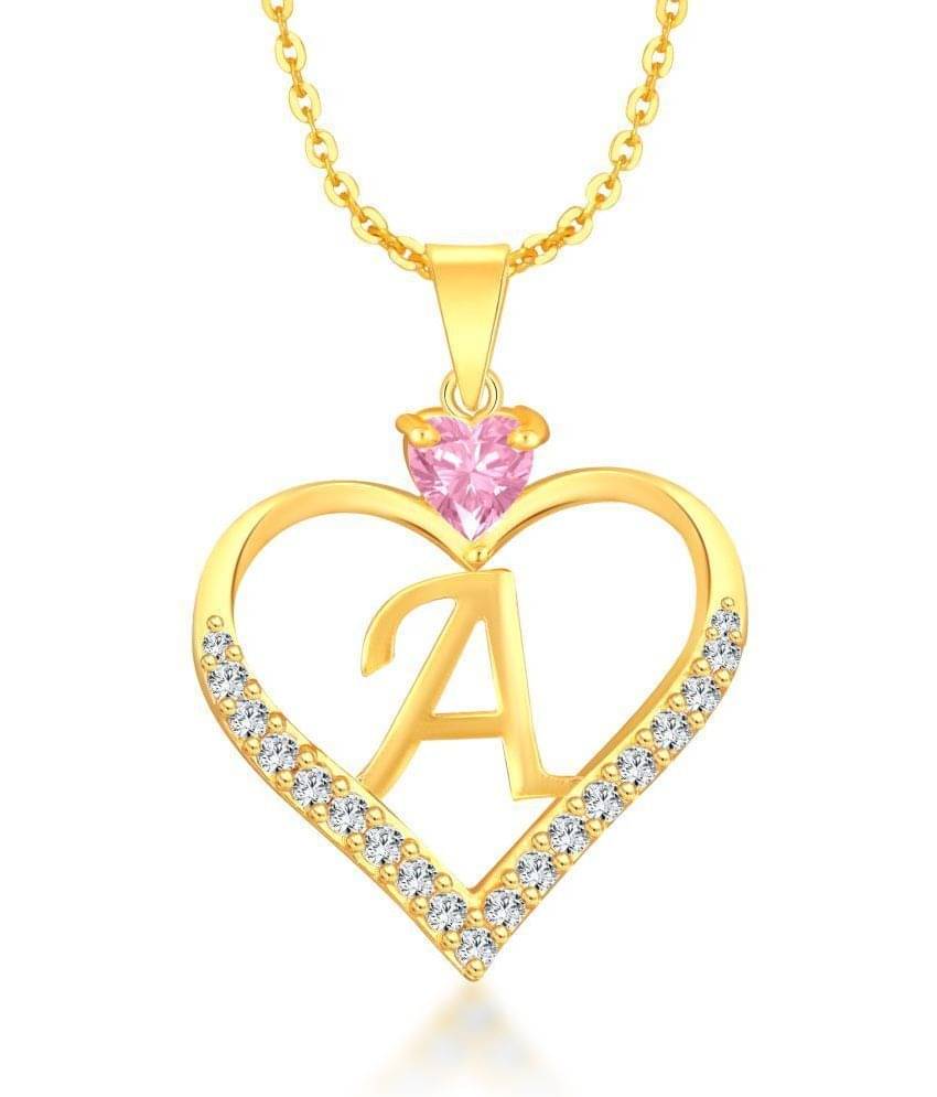 HEER COLLECTION - Pink Pendant ( Pack of 1 ) HEER COLLECTION - Pink Pendant ( Pack of 1 )